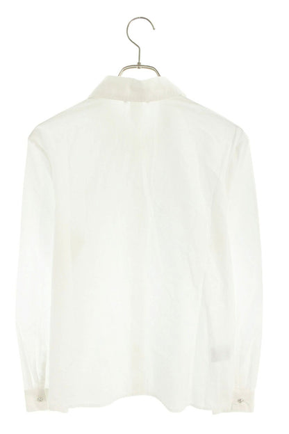 Chrome Hearts CH Embroidered Cross Ball Button Long Sleeve Size M