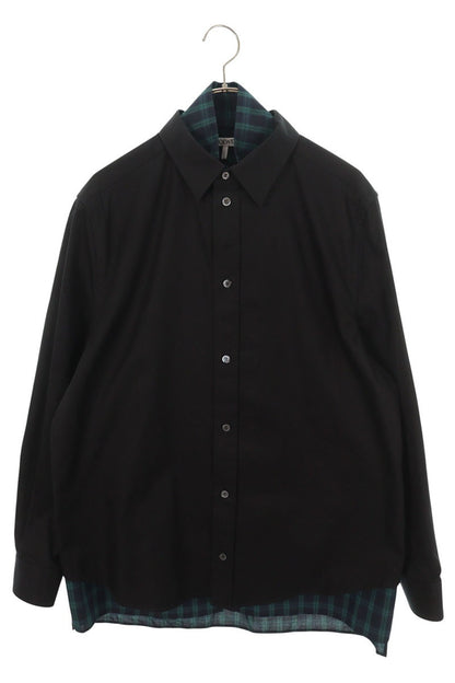 LOEWE 25SS Faux Layered Hybrid Long Sleeve Shirt Multi Size 38