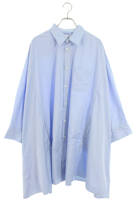 doublet 25SS DRESS SHIRT PONCHO Light Blue Cotton Size M