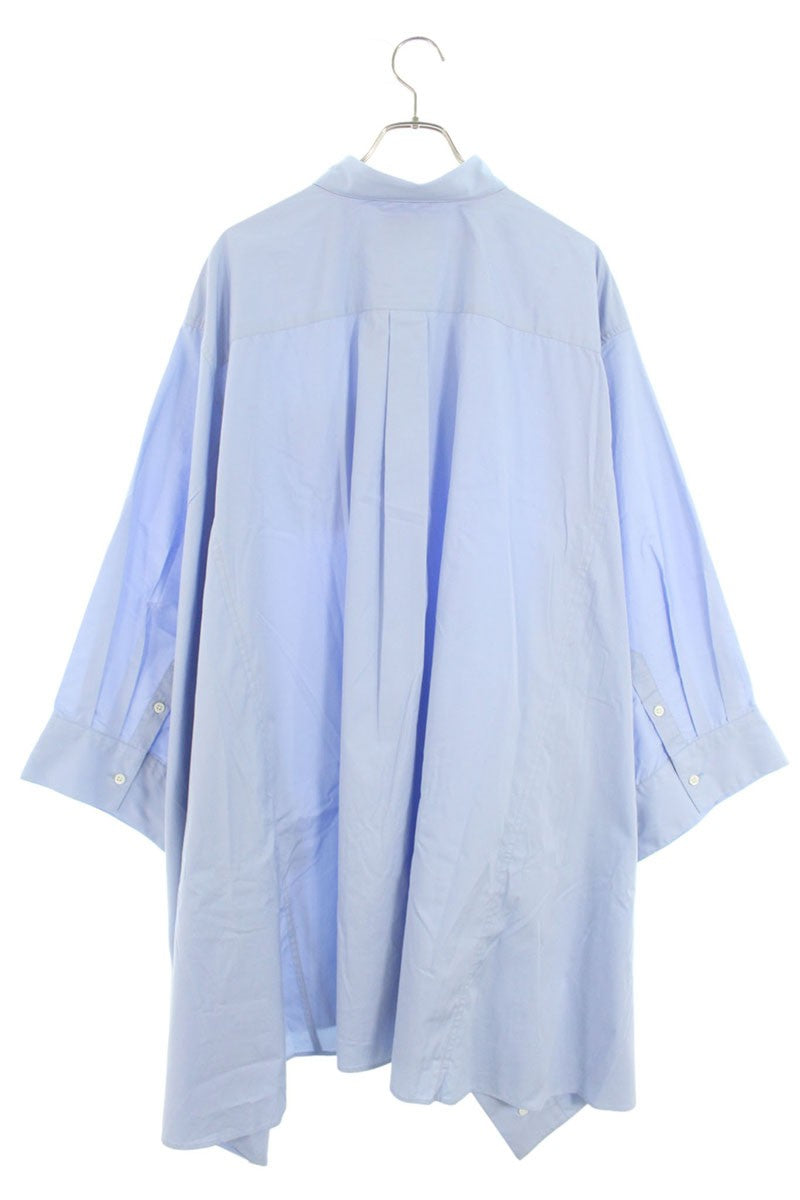 doublet 25SS DRESS SHIRT PONCHO Light Blue Cotton Size M