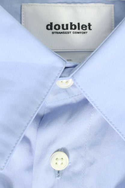 doublet 25SS DRESS SHIRT PONCHO Light Blue Cotton Size M