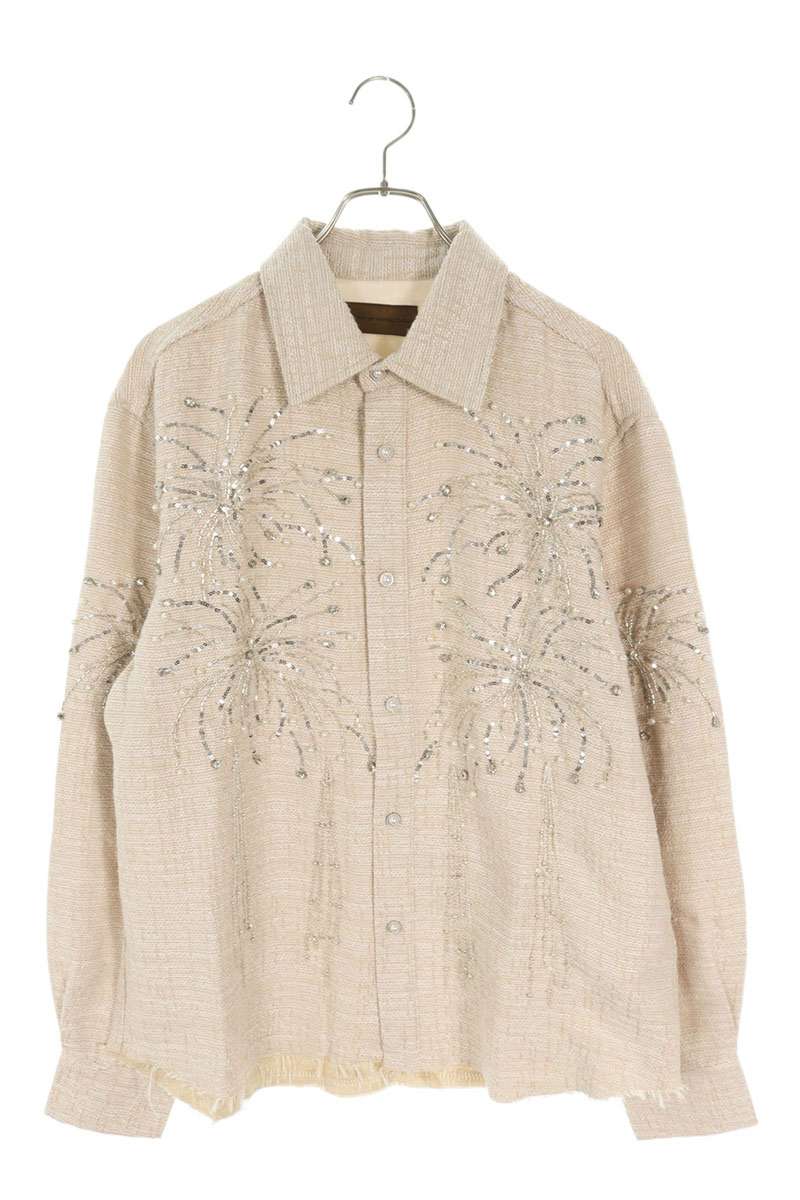 Birth Of Royal Child 25SS Bijou Embellished Long Sleeve Shirt Size M