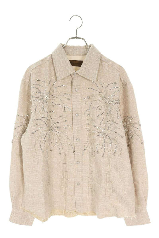 Birth Of Royal Child 25SS Bijou Embellished Long Sleeve Shirt Size M