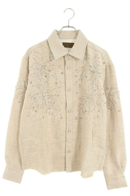 Birth Of Royal Child 25SS Bijou Embellished Long Sleeve Shirt Size S
