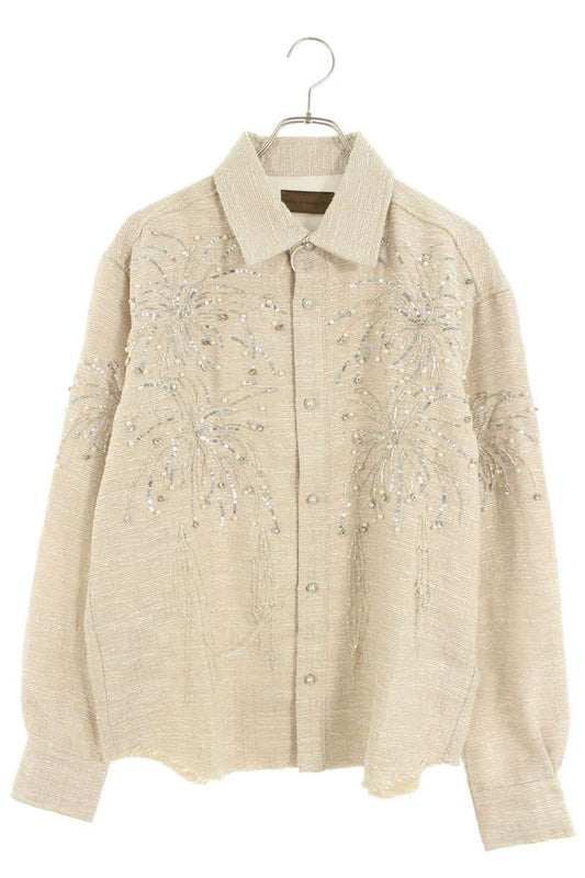 Birth Of Royal Child 25SS Bijou Embellished Long Sleeve Shirt Size S