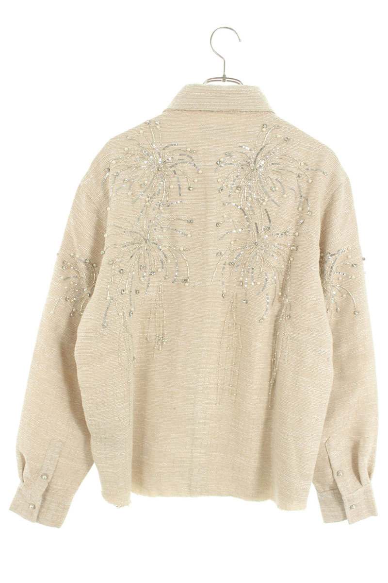 Birth Of Royal Child 25SS Bijou Embellished Long Sleeve Shirt Size S