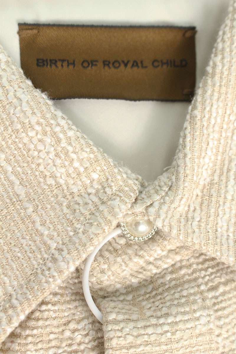 Birth Of Royal Child 25SS Bijou Embellished Long Sleeve Shirt Size S