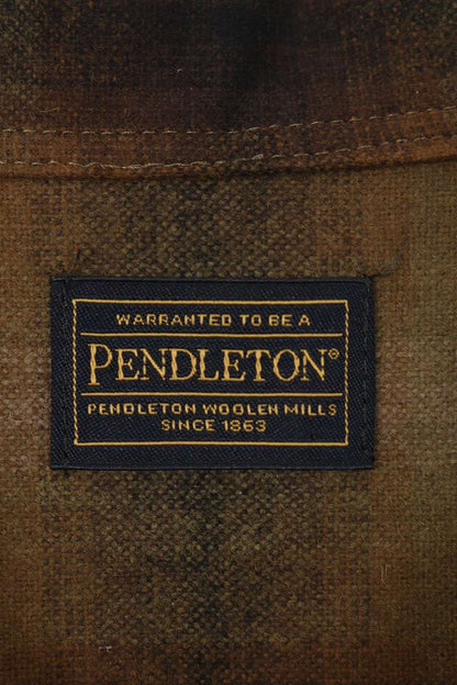 Pendleton x BASICKS Long Sleeve Shirt Brown Size M