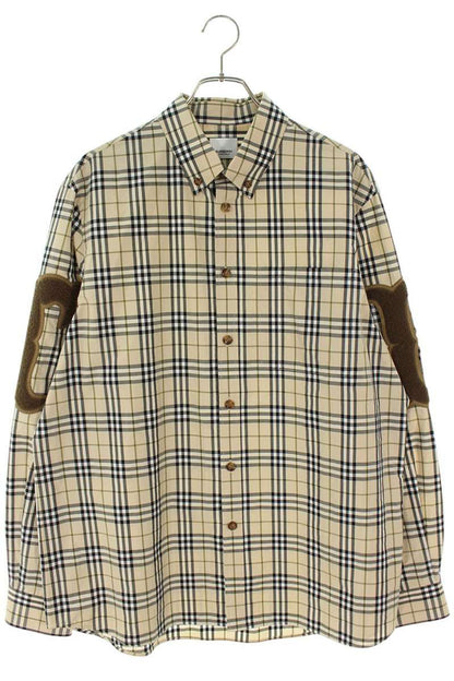 Burberry TB Logo Graphic Long Sleeve Shirt Beige Size L