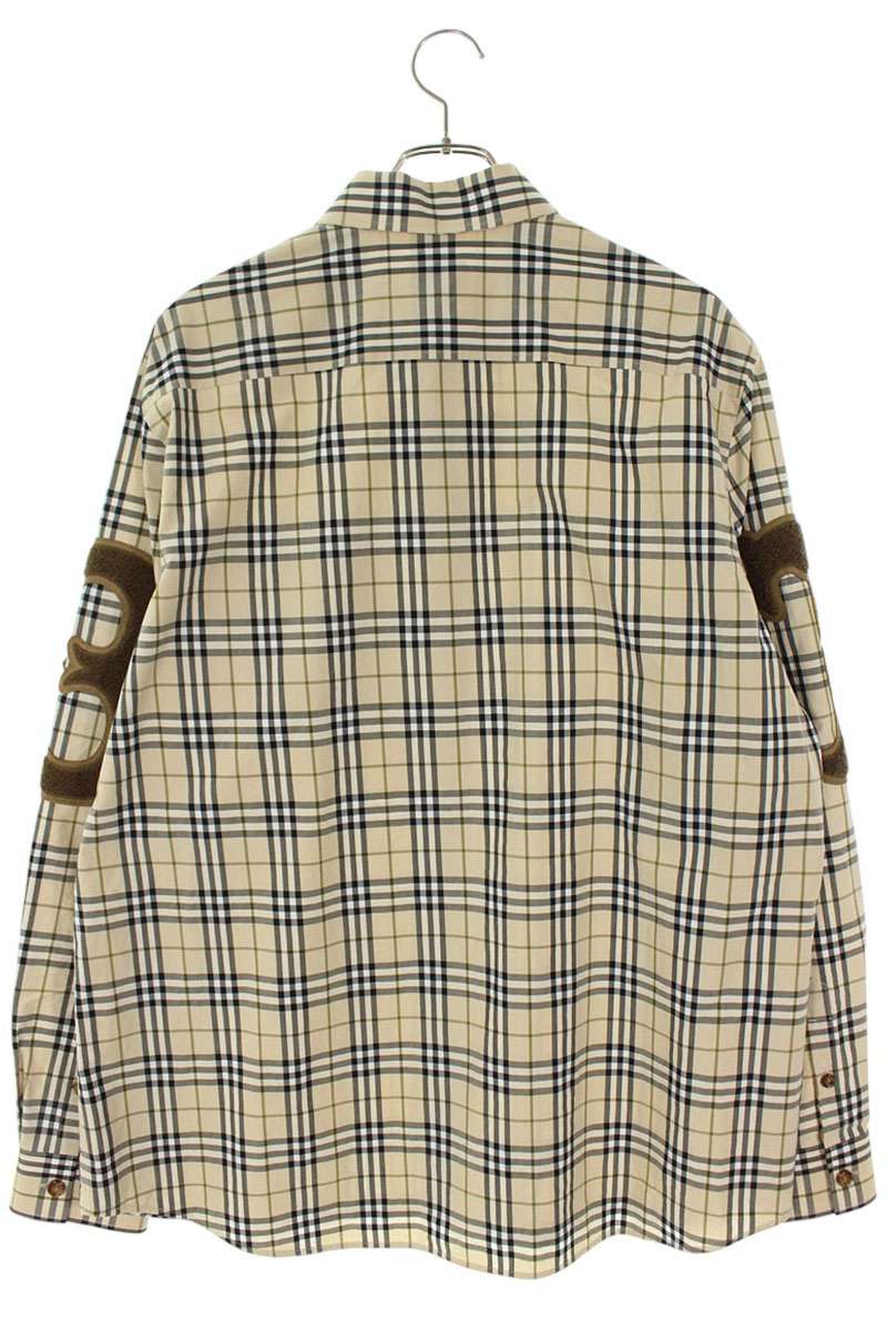 Burberry TB Logo Graphic Long Sleeve Shirt Beige Size L