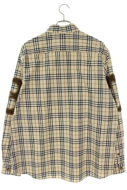Burberry TB Logo Graphic Long Sleeve Shirt Beige Size L