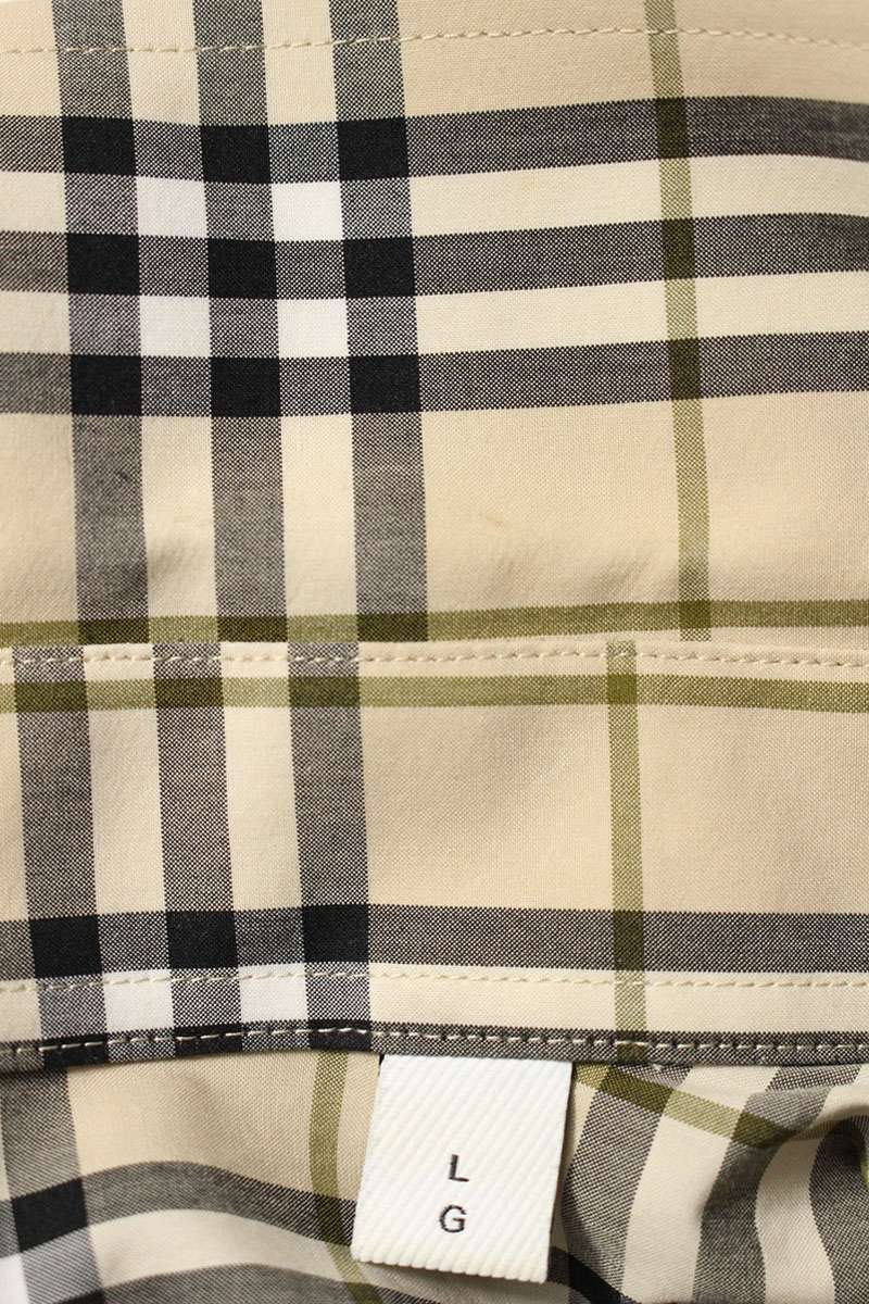 Burberry TB Logo Graphic Long Sleeve Shirt Beige Size L