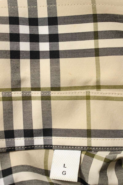 Burberry TB Logo Graphic Long Sleeve Shirt Beige Size L
