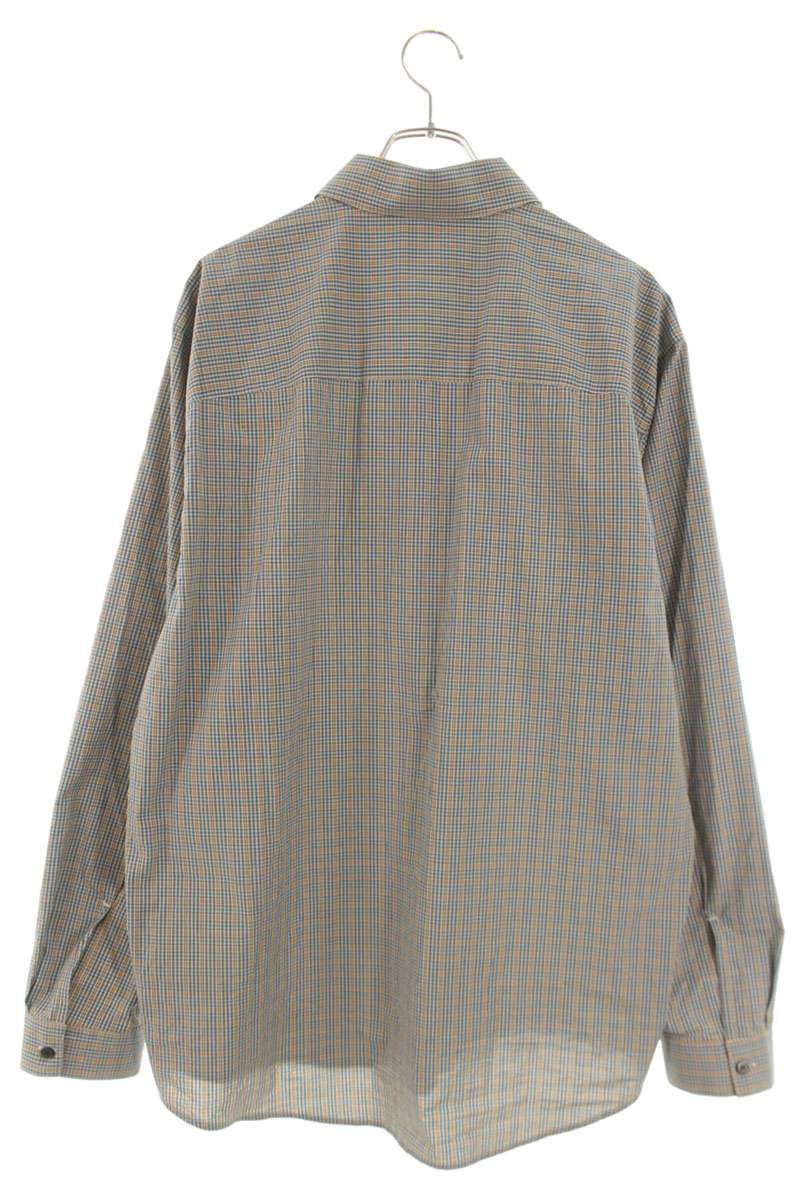 DIESEL Chest Embroidered Logo Check Long Sleeve Shirt Multi Size L