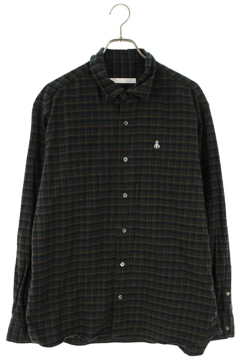 SOPHNET 25AW Cotton Flannel Relax-Fit Check Shirt Size L
