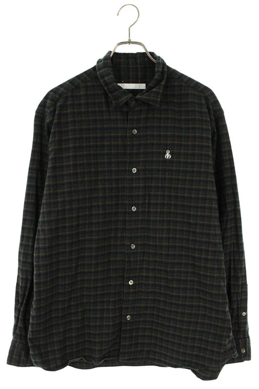 SOPHNET 25AW Cotton Flannel Relax-Fit Check Shirt Size L