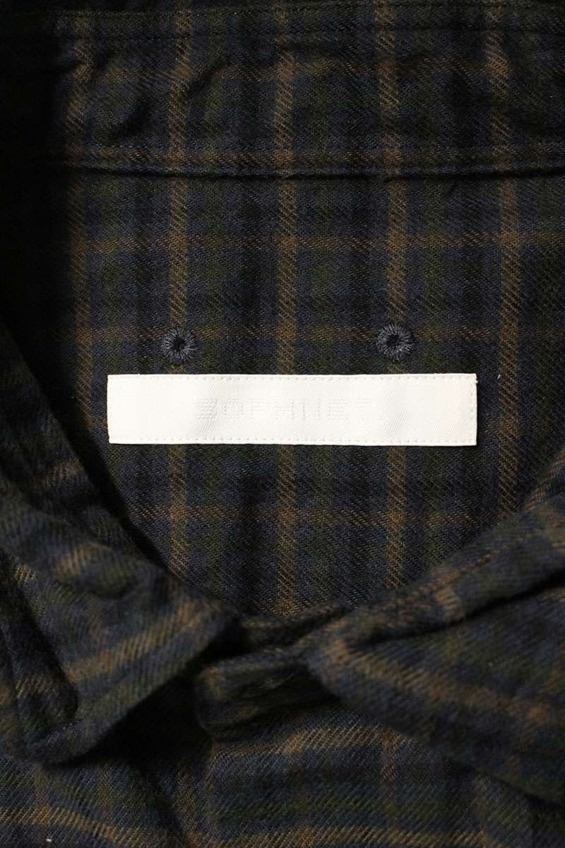 SOPHNET 25AW Cotton Flannel Relax-Fit Check Shirt Size L