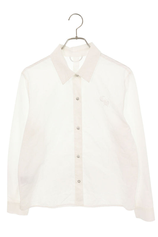 Chrome Hearts Long Sleeve Shirt White Size M
