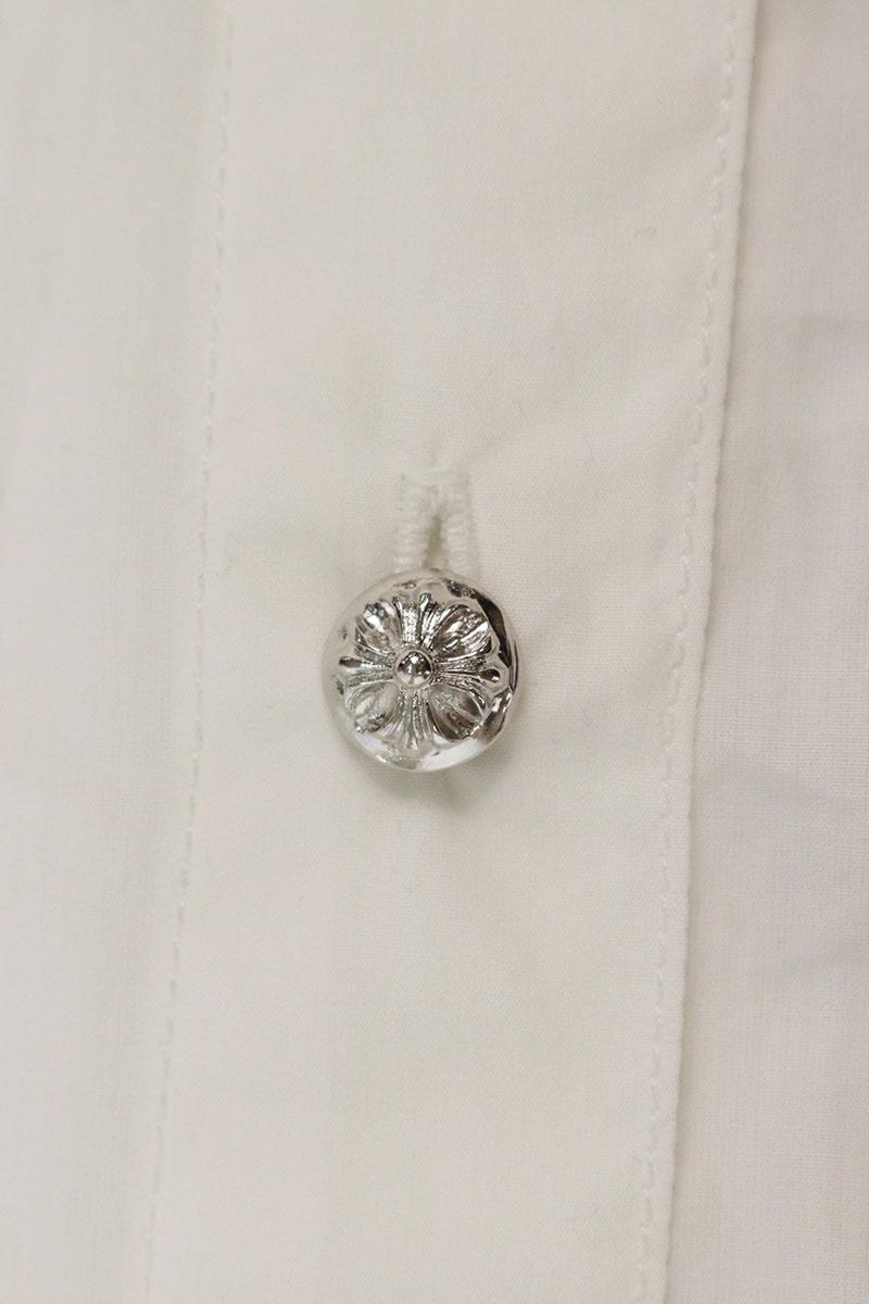 Chrome Hearts Long Sleeve Shirt White Size M