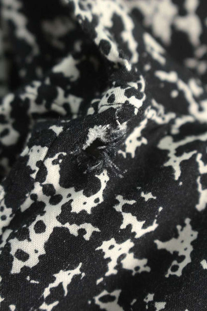 CELINE Viscose Classic Marble Long Sleeve Shirt Size XXL