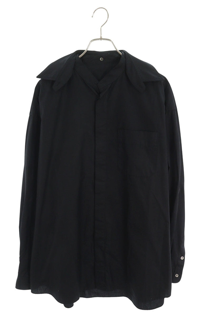 Porter Classic Cotton Long Sleeve Shirt Black Size L
