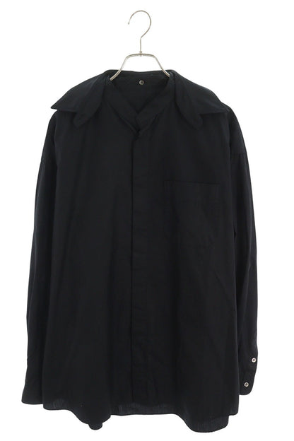 Porter Classic Cotton Long Sleeve Shirt Black Size L