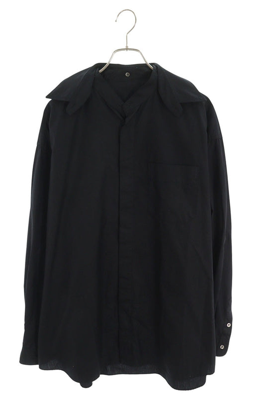 Porter Classic Cotton Long Sleeve Shirt Black Size L