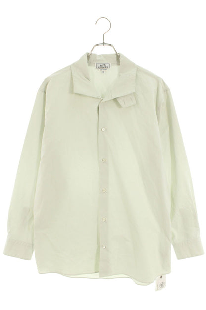 Hermes Long Sleeve Shirt Green Size 39