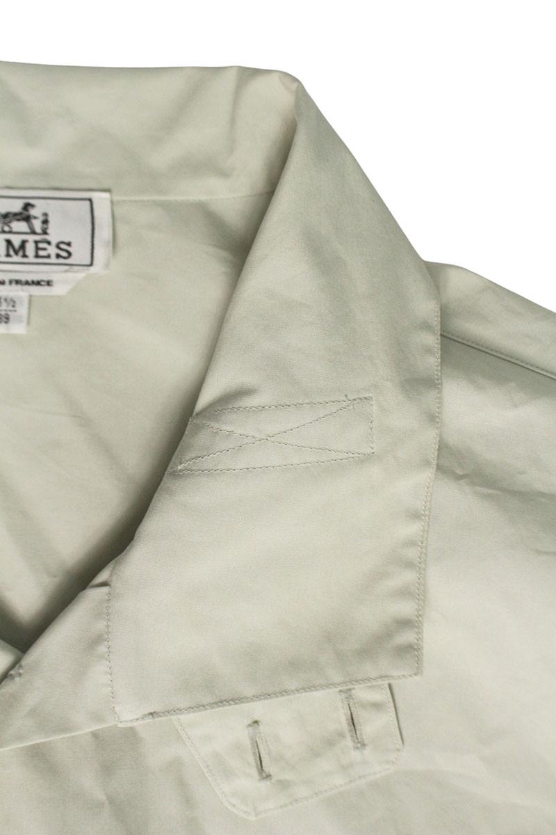 Hermes Long Sleeve Shirt Green Size 39