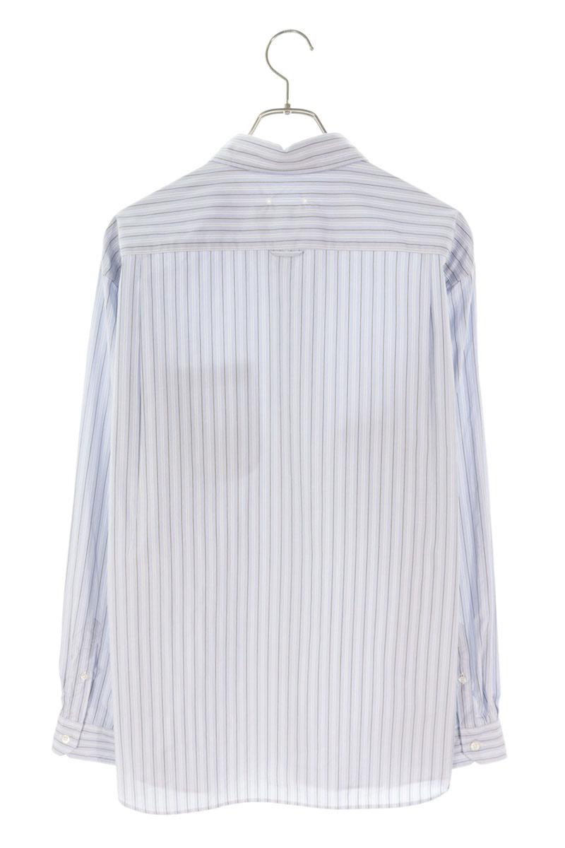 SOPHNET Cotton Stripe Relax Fit Long Sleeve Shirt Size L
