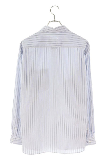 SOPHNET Cotton Stripe Relax Fit Long Sleeve Shirt Size L