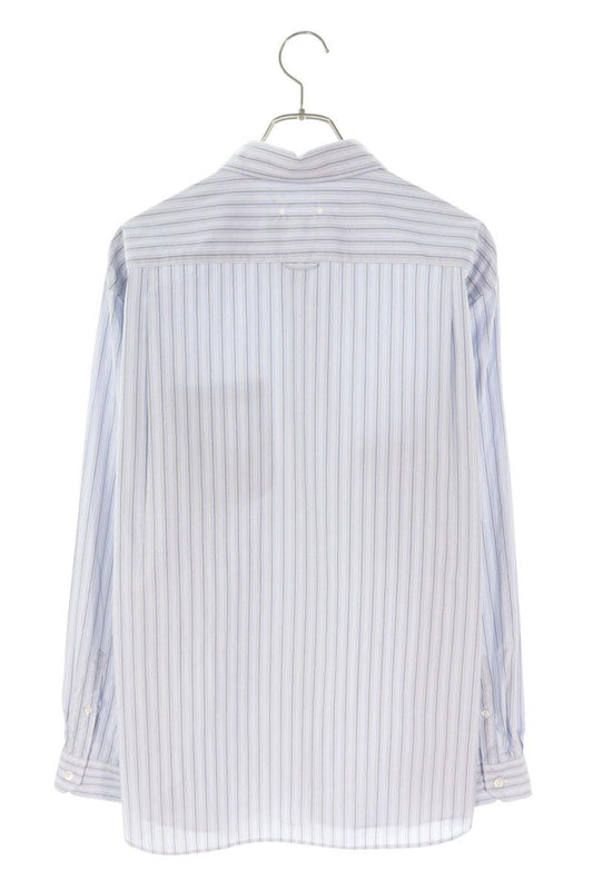 SOPHNET Cotton Stripe Relax Fit Long Sleeve Shirt Size L