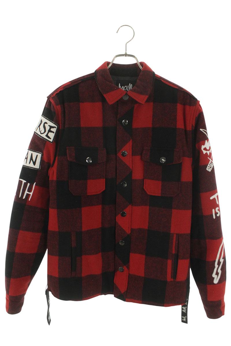 Haculla Embroidered Long Sleeve Shirt Red Size S
