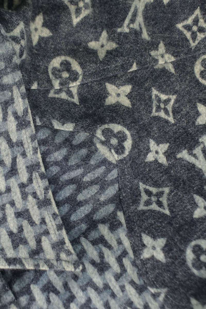 LOUISVUITTON 20AW Monogram Wave Giant Damier Flannel Size L