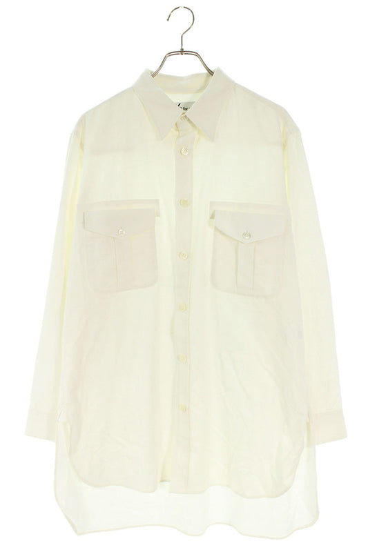Y's for Men KHADI DOUBLE POCKET SHIRT White Size M