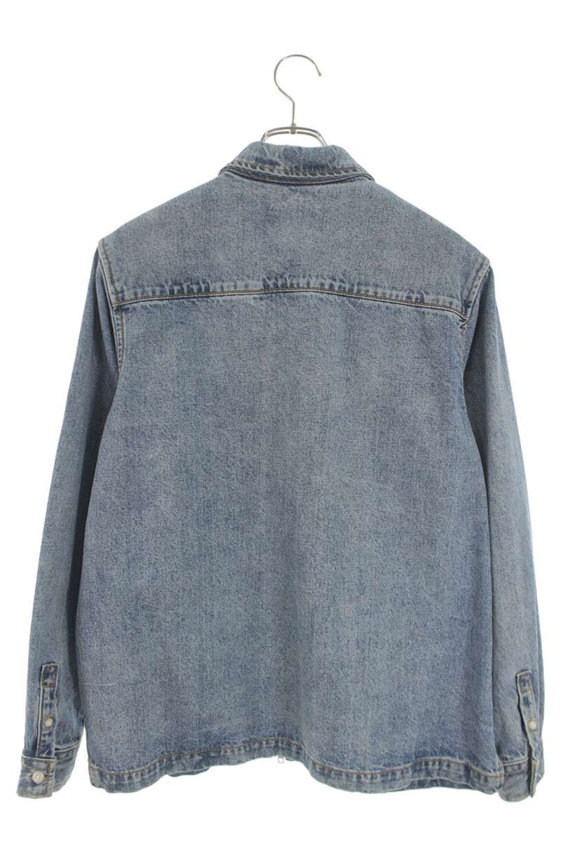 KITH 22SS Caldwell Zip Denim Cotton Long Sleeve Shirt Size S