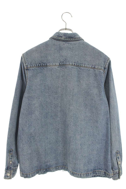 KITH 22SS Caldwell Zip Denim Cotton Long Sleeve Shirt Size S