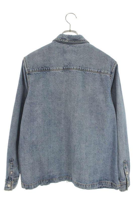 KITH 22SS Caldwell Zip Denim Cotton Long Sleeve Shirt Size S