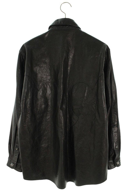 Chrome Hearts Cross Ball Button Fleur-de-lis Leather Size S