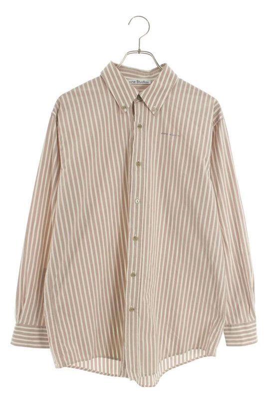 ACNE STUDIOS Stripe Long Sleeve Cotton Shirt Multi Size S