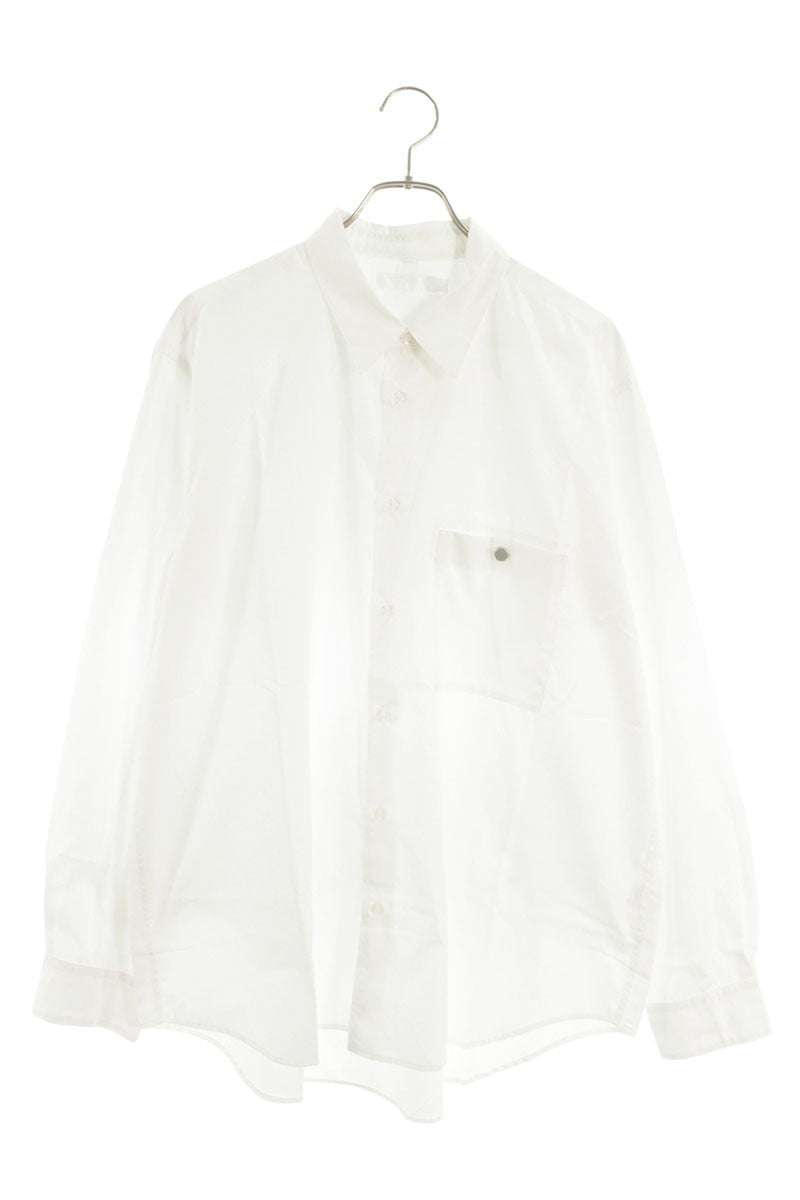 ROTOL Cotton Basic Long Sleeve Shirt White Size L