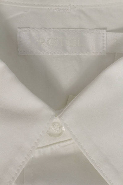 ROTOL Cotton Basic Long Sleeve Shirt White Size L