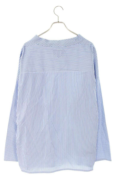 PRADA 26SS Striped Cotton Pullover Shirt Size L