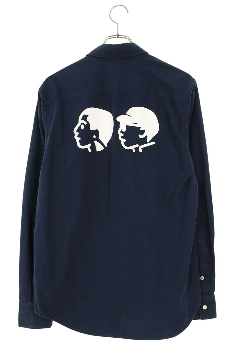 LOUISVUITTON 25AW x NIGO Human Print Long Sleeve Shirt Size S