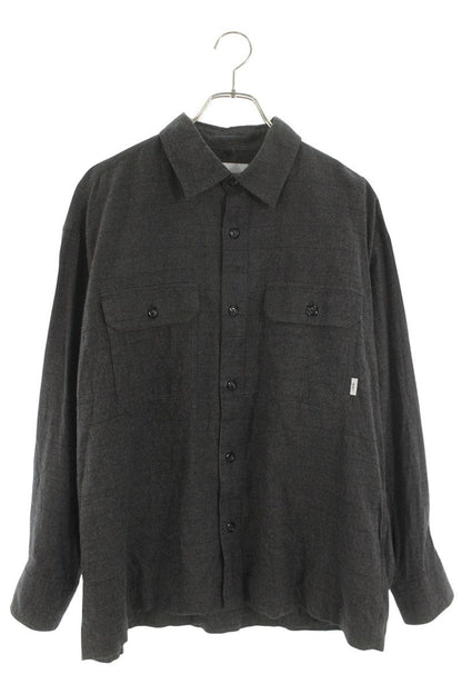 Wtaps 23AW Long Sleeve Shirt Gray Size M