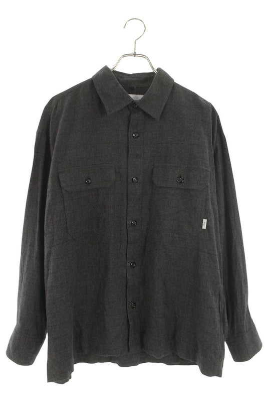 Wtaps 23AW Long Sleeve Shirt Gray Size M