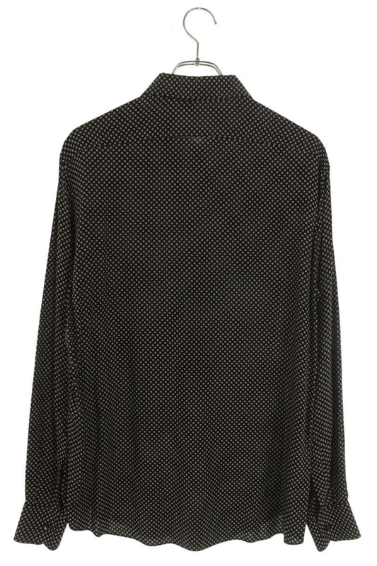 CELINE All-Over Print Viscose Classic Shirt Size XXS