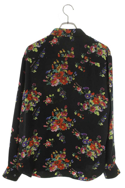 DIOR BEE Embroidered Silk All-Over Print Shirt Size XXL