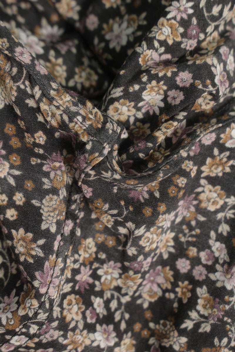 CELINE Floral All-Over Print Cotton Shirt Size XXL
