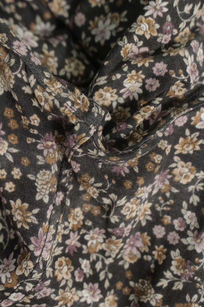 CELINE Floral All-Over Print Cotton Shirt Size XXL